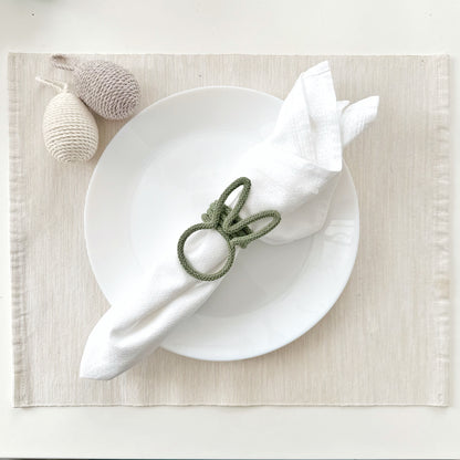 Nyuszifüles szalvétagyűrű